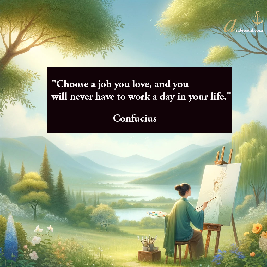 "Choose a job you love, and you will never have to work a day in your life." — Confucius
#Worksmarternotharder
https://andersahl.com